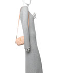Lambskin Quilted Mini Lola Camera Bag Peach Pink