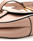 Grained Calfskin Saddle Bag With Strap Fard