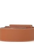 Swift Shearling Kelly Pocket Plush Shoulder Strap Gold