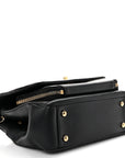 Caviar Quilted Medium Business Affinity Flap Black