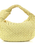 Suede Calfskin Intrecciato Teen Jodie Hobo Lemon Wash