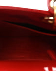 Patent Cannage Small Lady D1OR Red