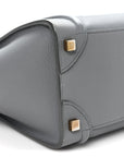Baby Drummed Calfskin Micro Luggage Kohl