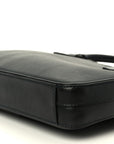 London Check Ainsworth Briefcase Dark Charcoal