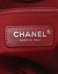 Canvas Mini Deauville Tote Red