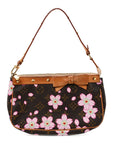 Monogram Cherry Blossom Pochette Accessories Brown
