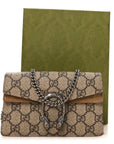 GG Supreme Monogram Super Mini Dionysus Shoulder Bag Taupe
