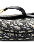 Oblique Saddle Bag Blue
