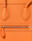 Goatskin Micro Luggage Light Orange