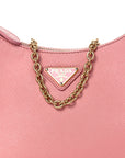 Saffiano Lux Re-Edition 2005 Shoulder Bag Petalo