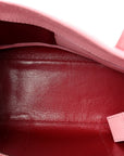 Grained Calfskin Small The Tote Bag Ribbon Pink