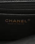 Lambskin Quilted Mini Rectangular Flap Black
