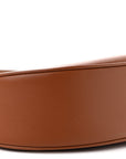 Smooth Calfskin Medium Strap Ava Triomphe Shoulder Bag Tan