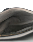 Grained Calfskin Saddle Bag Grey