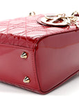 Patent Cannage Small Lady D1OR Cherry Red