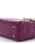 Lambskin Cannage Small My ABCD1OR Lady D1OR Purple