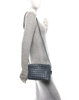 Nappa Intrecciato Small Loop Camera Bag Thunder