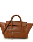 Supple Shiny Lambskin Little New Luggage Soft Tan