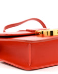 Smooth Calfskin Micro 30 Montaigne Flap Bag Orange