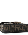Fabric Jacquard FF 1974 Mini Baguette Tobacco Moro Black