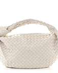 Nappa Intrecciato Small Jodie Hobo White