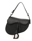 Ultra Matte Calfskin Saddle Bag Black