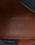 Grained Calfskin Small The Tote Bag Blue Sea
