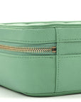 Caviar Quilted Medium CC Filigree Vanity Case Green