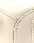 Taurillon Clemence Birkin 30 White