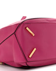 Calfskin Medium Puzzle Bag Fuchsia