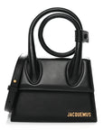 Smooth Calfskin Le Chiquito Noeud Black