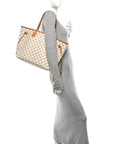 Damier Azur Neo Neverfull MM Rose Ballerine