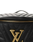 Calfskin Quilted New Wave Bumbag Black