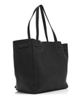 Soft Grained Calfskin Small Belt Cabas Phantom Black