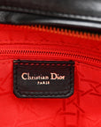 Lambskin Cannage Large Lady D1OR Black