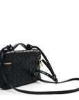 Calfskin Intrecciato Bang Bang Vanity Case Black