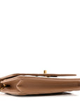 Calfskin Quilted Perfect Fit Wallet On Chain WOC Beige