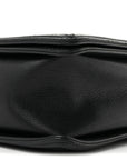 Calfskin Quilted Large Boy Flap Black