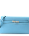 Madame Calfskin Kelly Elan Bleu du Nord