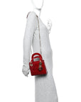 Patent Cannage Mini Lady D1OR Red