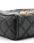 Lambskin Quilted The Softshot 21 Bag Black