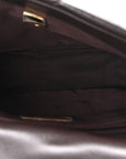 Lambskin Quilted Medium CHNL 19 Flap Dark Brown