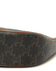 Triomphe Canvas Calfskin Ava Shoulder Bag Tan