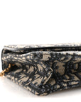 Oblique Saddle Chain Pouch Blue