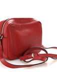 Pebbled Calfskin Small Soho Disco Bag Tabasco Red