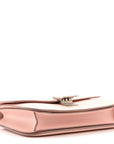 Smooth Calfskin Medium Classic Box Flap Bag Pink
