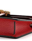 Calfskin Super Mini Dionysus Shoulder Bag Hibiscus Red