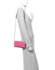 Nappa Matelasse Wallet On Chain Fuxia