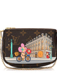 Monogram 2022 Christmas Animation Paris Mini Pochette Accessories Pink