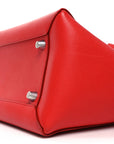 Grained Calfskin Mini Belt Bag Vermillion